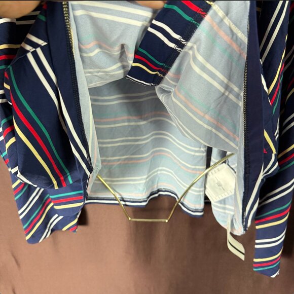 Land’s End Women's M LONG Full Zip Hooded Long Sleeve Rash Guard Cover-up Please - Picture 5 of 10